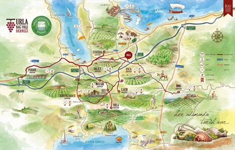 Urla Vineyard Route 2024 Green Destinations “Top 100 Destination Sustainability Stories”